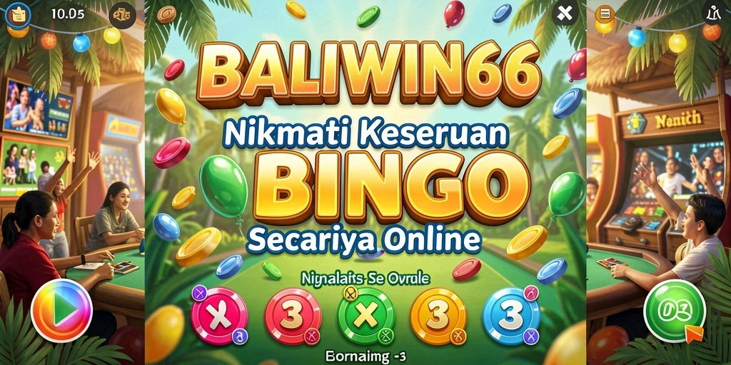 Tampilan menarik dari gameplay Bingo di BALIWIN66.