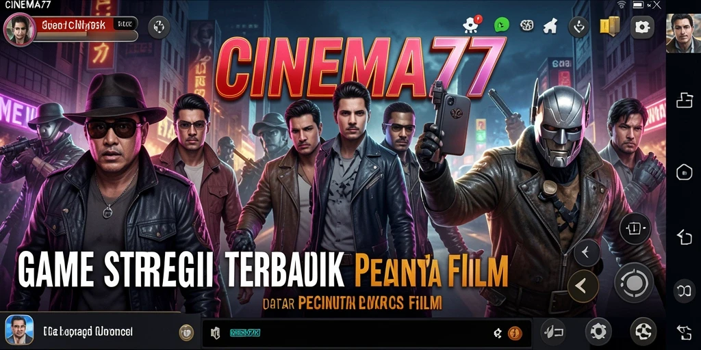 Tampilan gameplay menarik CINEMA77 dengan pengelolaan bioskop dinamis.