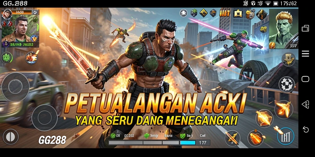 Tampilan gameplay GG288 yang penuh aksi dan petualangan seru.