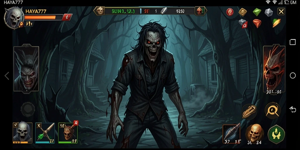 Menampilkan gameplay menegangkan dengan suasana mencekam di HAYA777.