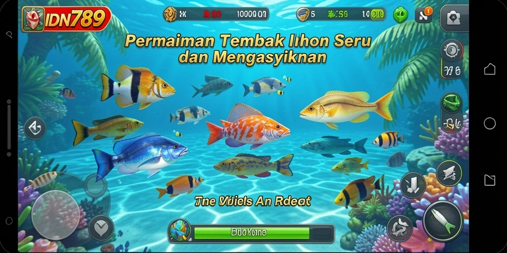 Gameplay Tembak Ikan yang mendebarkan di IDN789.