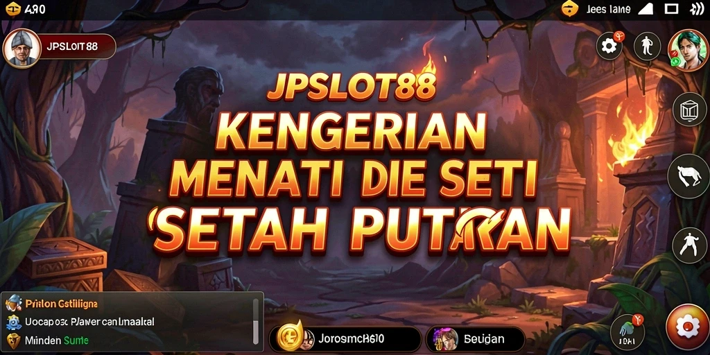 Tampilkan gameplay mencekam JPSLOT88 dengan nuansa horor.
