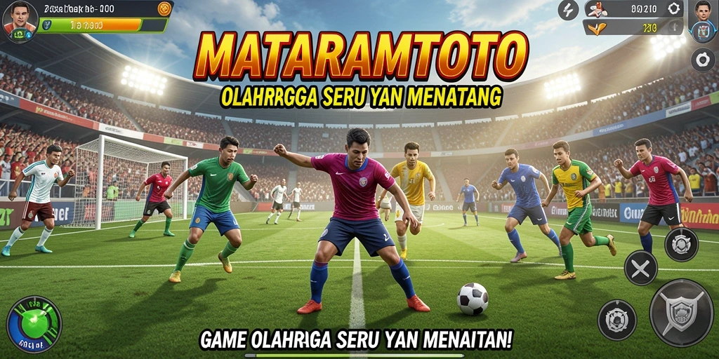 Screenshot gameplay <strong>MATARAMTOTO</strong> dengan aksi olahraga yang mendebarkan.