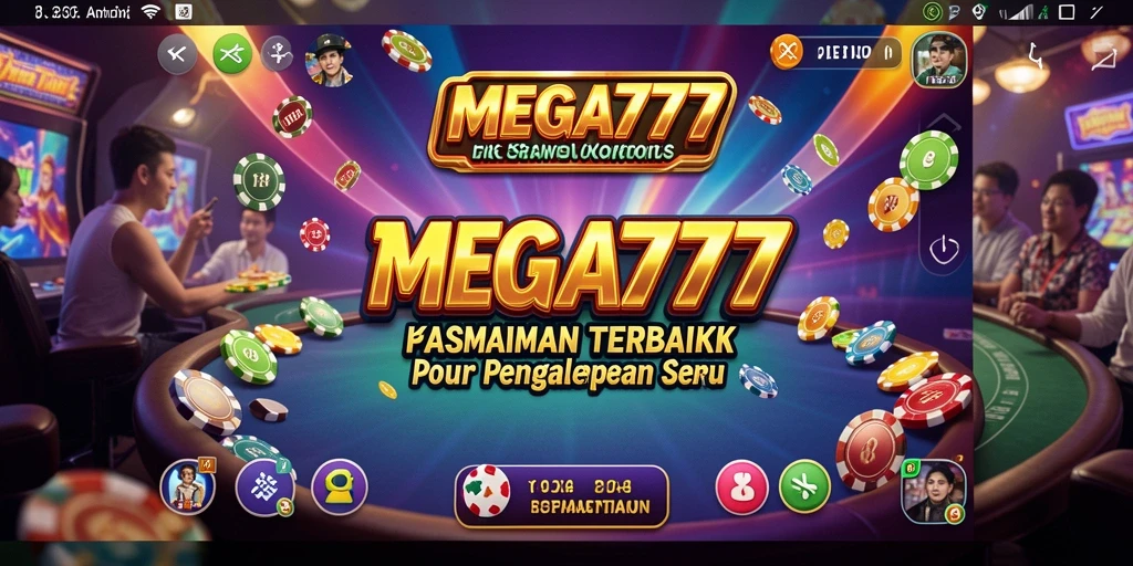 Tampilan menarik dari gameplay Kasino MEGA777 yang seru.