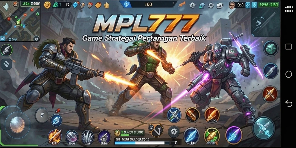 Gameplay mendebarkan dalam MPL777 dengan strategi pertarungan yang intens.