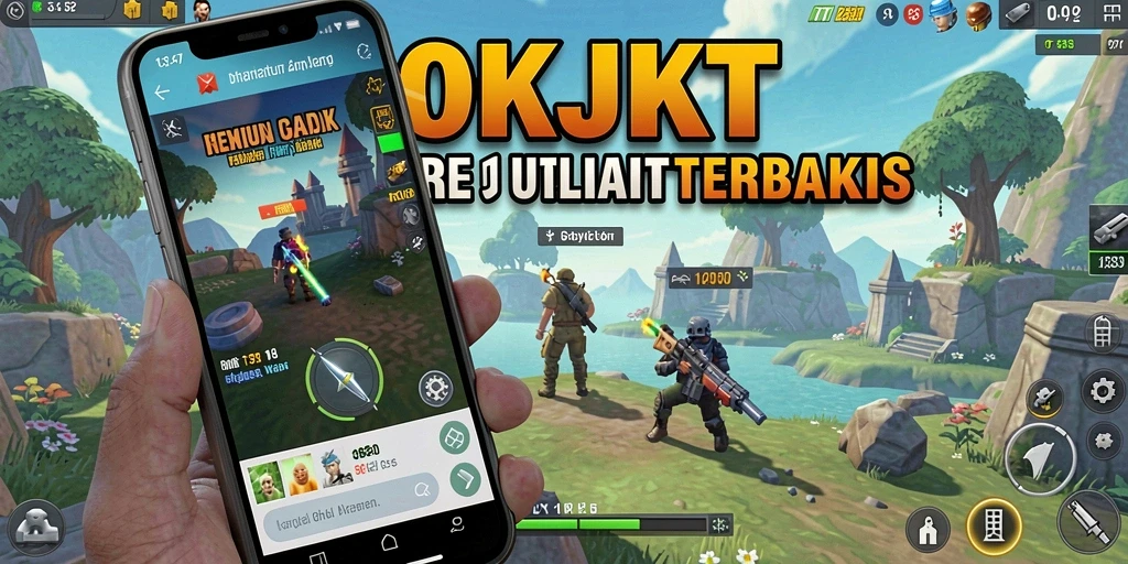 Screenshot utama OKJKT menampilkan antarmuka aplikasi yang intuitif dan fungsional.