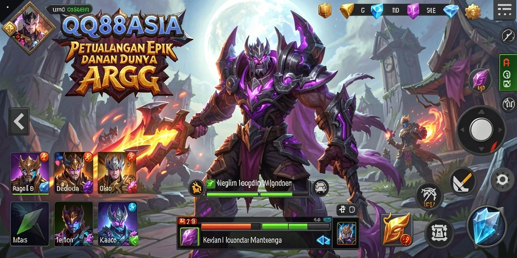 Tangkapan layar menampilkan pertempuran epik di dunia <strong>QQ88ASIA</strong>.