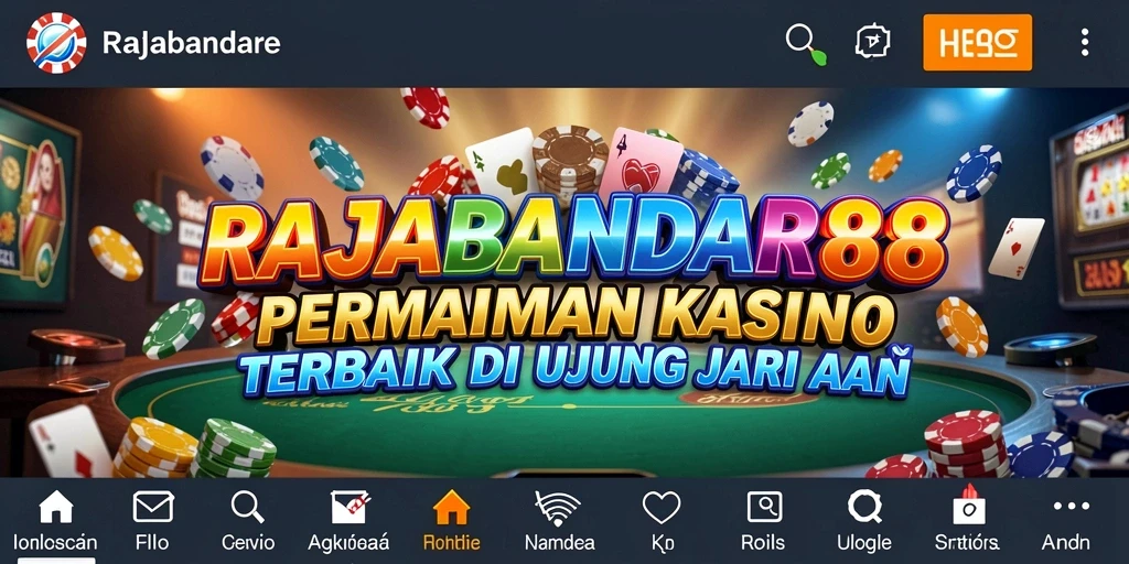 Screenshot gameplay RAJABANDAR88 menampilkan suasana kasino yang nyata dan menarik.