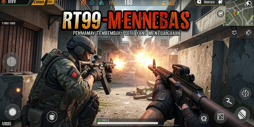Tampilan gameplay RT99 yang mendebarkan dan penuh aksi.