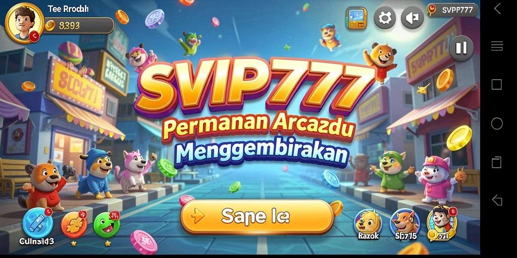 Gameplay SVIP777 yang penuh aksi dan tantangan seru.