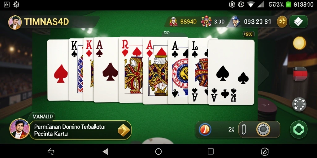 Screenshot gameplay menampilkan momen seru permainan Domino.
