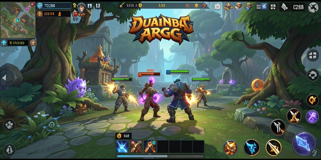 Tampilan gameplay TO288 yang mendebarkan dalam pertempuran ARPG.