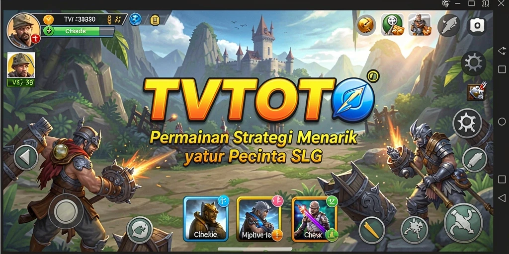 Tampilan gameplay TVTOTO yang seru dan strategis