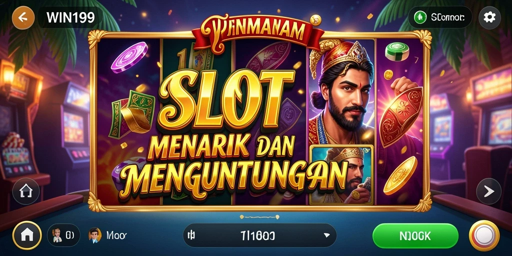 Tampilan gameplay menyeronokkan dengan fitur slot yang menakjubkan.