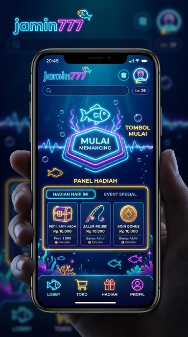 Gambar aplikasi jamin777 menampilkan proses unduh yang sederhana dan cepat.